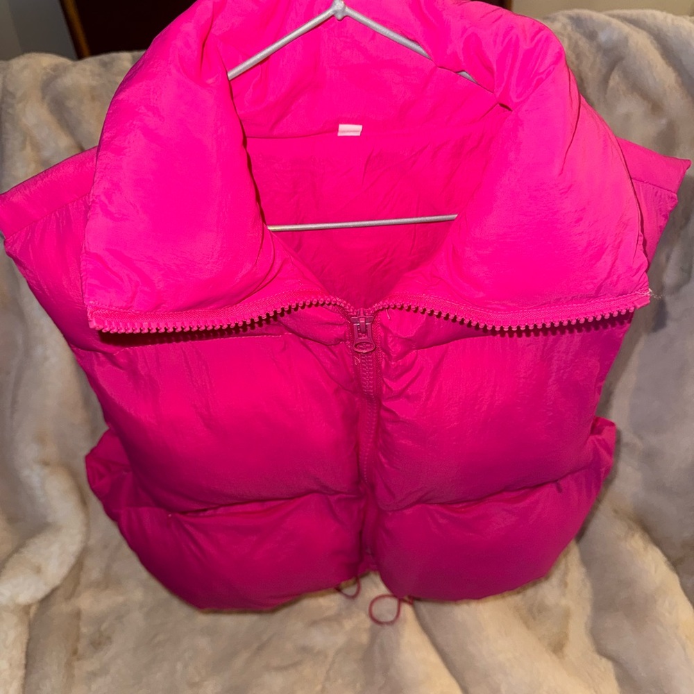 Women's Pink Puffer Jacket